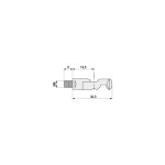 Soporte Union Target J12 M6 Zincado (100 uds.)