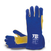 Guante Soldador Mig Crupon Azul Pulgar Reforzado  960 Proxima Talla-9 (5 uds.)