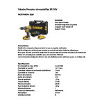 Taladro Percutor Inalámbrico Dcd799D2T-Qw. Sin Escobillas. 18 V. Diámetro 13Mm. Transmisión Totalmente Metálica. Par Máx