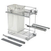 Botellero Panero Partner M450 Cromo C/Gu Guia Muss Hettich E.parcial, Fij.lateral.