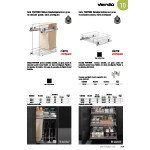 Botellero Panero Partner M450 Cromo C/Gu Guia Muss Hettich E.parcial, Fij.lateral.