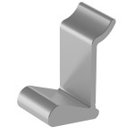 Percha Perfila Plata Mate A15 H33,8