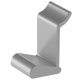 Percha Perfila Plata Mate A15 H33,8
