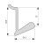 Percha Perfila Plata Mate A15 H33,8