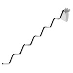 Enganche Colgador Expositor Rizado L254