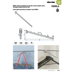 Enganche Colgador Expositor Perchas L320