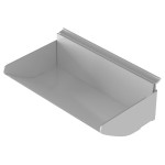 Bandeja Portaobjetos A115 L200 Plata Mat (5 uds.)