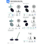 Pie Nivelador Toni Ø50 M8X18 Negro