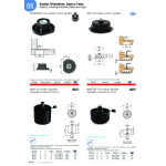 Pie Niv. Regulable Koku Ø50 H27 M10X18 Negro