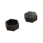 Tapon Plano Negro Tornillo Hexagonal M6 (100 uds.)