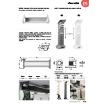 Pasacable Multifuncional Kenda L550 Blan Para Sujecion Bajo La Tapa De La Mesa.