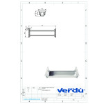 Pasacable Multifuncional Kenda L550 Blan Para Sujecion Bajo La Tapa De La Mesa.