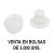 Tapa Mina Ag.5Mm Blanco (5.000U)