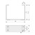 Pata Metal Uxia H120 150X50 Cromo