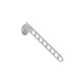 Perchero Frontal Inclinable Serie Óptima 8P Acabado Cromo