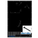 Perchero Frontal Inclinable Serie Óptima 8P Acabado Cromo