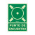 Señal 980 Plastico 420X297 "Punto De Encuentro" Luminiscente