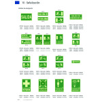 Señal 923 Plast.297X210 "Ducha Emer" Lum Ducha De Emergencia