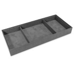 Bandeja Universal Para Cajón 193X428Xh50 Terciopelo Antracita Belapost