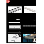 Pasacable Modelo Keisi Con Tapa Reversible Blanco