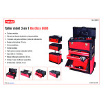 Taller Movil Ratio 3En1 Hardbox-6688 H72 Sist.modular. C/Ruedas. 2Cajones+1Bandeja.