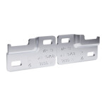 Placa Wp13. Acero. Zincado. Colgador Libra Altura 11Mm. 3500 N - Italiana Ferramenta