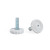 Pie Nivelador Rugo Ø30 M8X24 Plástico Gris