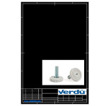 Pie Nivelador Rugo Ø30 M8X24 Plástico Gris