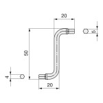 Llave Allen "Z" Doble Punta 4/5Mm. Zincado (100 uds.)