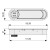 Pasacable Ovalado Tical 180X53 2Xusb Blanco Cargador No Incluido.