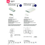 Lampara 10Led Bat-Light 1W Con Sensor Pir  100X35X22Mm. Con Bateria.