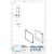 Perfil Aluminio Siria 3,25M Plata Mate Para Hacer Vitrinas. Sin Junquillo. (4 uds.)