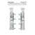 Juego Colgador Oculto Traser6 Con Placa