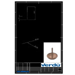 Tachuela Semi-Convexa Hierro 21Mm. (100 uds.)