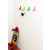 Percha Tok 25X65X30 Blanco Mate  Con Adhesivo 3M. Resistencia 3Kgs.