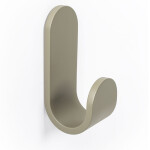 Percha Tok 40X100X47 Gris Musgo  Con Adhesivo 3M. Resistencia 5Kgs. (6 uds.)