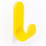 Percha Tok 40X100X47 Amarillo  Con Adhesivo 3M. Resistencia 5Kgs. (6 uds.)