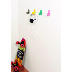 Percha Tok 40X100X47 Amarillo  Con Adhesivo 3M. Resistencia 5Kgs. (6 uds.)