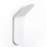 Percha Tik 40X125X47 Blanco Mate  Con Adhesivo 3M. Resistencia 5Kgs. (6 uds.)