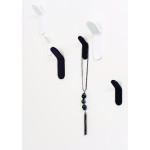 Percha Tik 40X125X47 Gris Musgo  Con Adhesivo 3M. Resistencia 5Kgs.