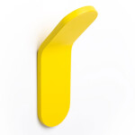 Percha Tik 40X125X47 Amarillo  Con Adhesivo 3M. Resistencia 5Kgs. (6 uds.)