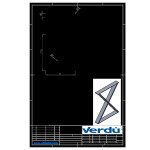 Pata Metal Modelo Xilene H710 Para Mesas Acabado Negro