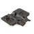Calzo 3R Puma Clip Cam H0 Taco Montaje Directo Ø10Mm Grafito  3Reg. H0(4,5Mm)