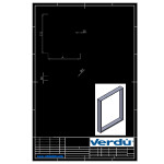 Pata Metálica Para Mesa Modelo Ucal H710 Acabado Negro