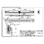 Guia Mesa Extensible Basic H37 L560 Bidi Con Freno 1 Tablero X 350Mm. Carga 60Kg.