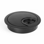 Pasacable Zmk Palma Ø60 H13,5 Negro
