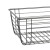 Cesta De Alambre Pequeña Optima. Acero. Grafito. Encaje En Bastidor. Rectangular Abierta. Anchura 295Mm