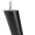 Pata Madera Conica Inclin. H150 M8 Negro