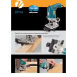 Fresadora Virutex Fp114 430W 230V Pinza 6Mm
