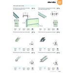 Perfil Japonesa "H" Sp10 Lac.blanco 2M (4 uds.)